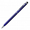 Шариковая ручка Touch Tip, синяя с логотипом в Балашихе заказать по выгодной цене в кибермаркете AvroraStore