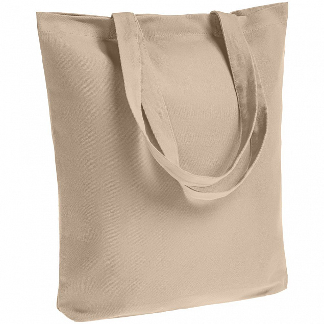 Холщовая сумка Avoska, бежевая (мокко) с логотипом в Балашихе заказать по выгодной цене в кибермаркете AvroraStore