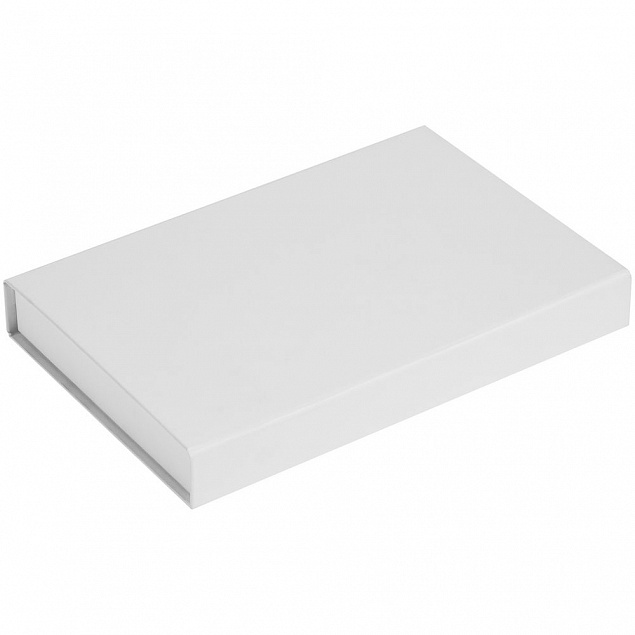 Коробка Silk с ложементом под ежедневник и ручку, белая с логотипом в Балашихе заказать по выгодной цене в кибермаркете AvroraStore
