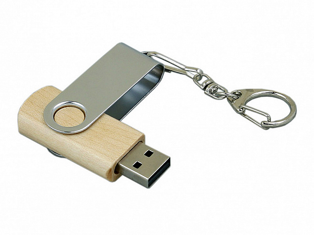 USB 2.0- флешка промо на 16 Гб с поворотным механизмом с логотипом в Балашихе заказать по выгодной цене в кибермаркете AvroraStore