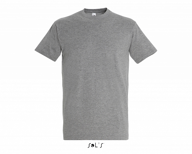 Фуфайка (футболка) IMPERIAL мужская,Серый меланж XS с логотипом в Балашихе заказать по выгодной цене в кибермаркете AvroraStore