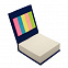 Блокнот для заметок, синий с логотипом в Балашихе заказать по выгодной цене в кибермаркете AvroraStore