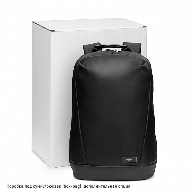 Бизнес рюкзак Alter с USB разъемом, черный с логотипом в Балашихе заказать по выгодной цене в кибермаркете AvroraStore