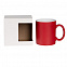Коробка для кружки с окном Cupcase, белая с логотипом в Балашихе заказать по выгодной цене в кибермаркете AvroraStore