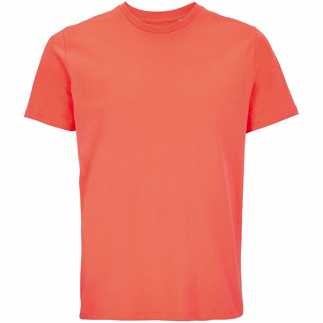Футболка унисекс Legend, оранжевая (коралловая) с логотипом в Балашихе заказать по выгодной цене в кибермаркете AvroraStore