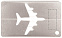 Багажная бирка алюминиевая с логотипом в Балашихе заказать по выгодной цене в кибермаркете AvroraStore