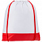Рюкзак детский Classna, белый с красным с логотипом в Балашихе заказать по выгодной цене в кибермаркете AvroraStore