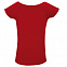 Футболка женская MARYLIN, красная с логотипом в Балашихе заказать по выгодной цене в кибермаркете AvroraStore
