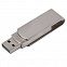 USB flash-карта SWING METAL (16Гб), серебристая, 5,3х1,7х0,9 см, металл с логотипом в Балашихе заказать по выгодной цене в кибермаркете AvroraStore