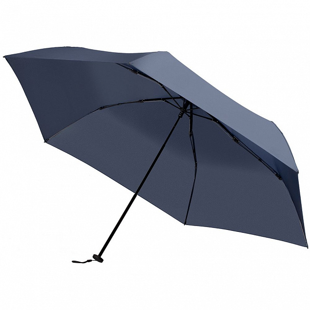 Зонт складной Luft Trek, темно-синий с логотипом в Балашихе заказать по выгодной цене в кибермаркете AvroraStore