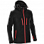 Куртка-трансформер мужская Matrix, черная с красным с логотипом в Балашихе заказать по выгодной цене в кибермаркете AvroraStore