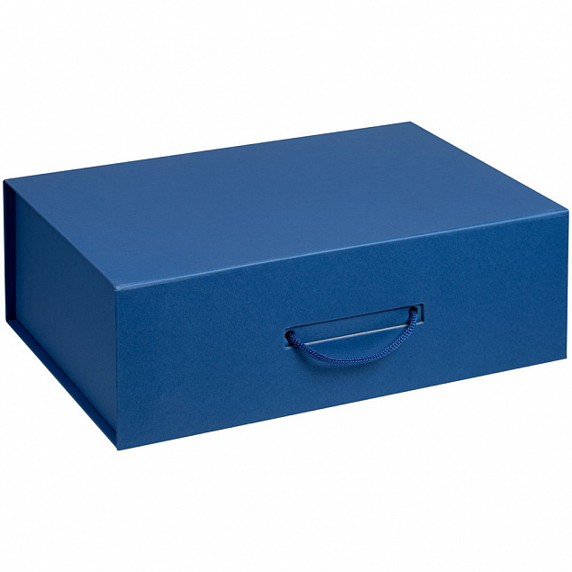 Коробка Big Case, синяя с логотипом в Балашихе заказать по выгодной цене в кибермаркете AvroraStore