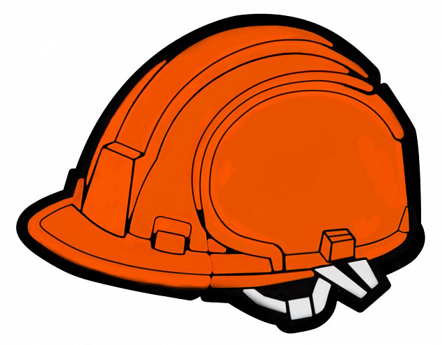 Флешка «Каска», оранжевая, 8 Гб с логотипом в Балашихе заказать по выгодной цене в кибермаркете AvroraStore