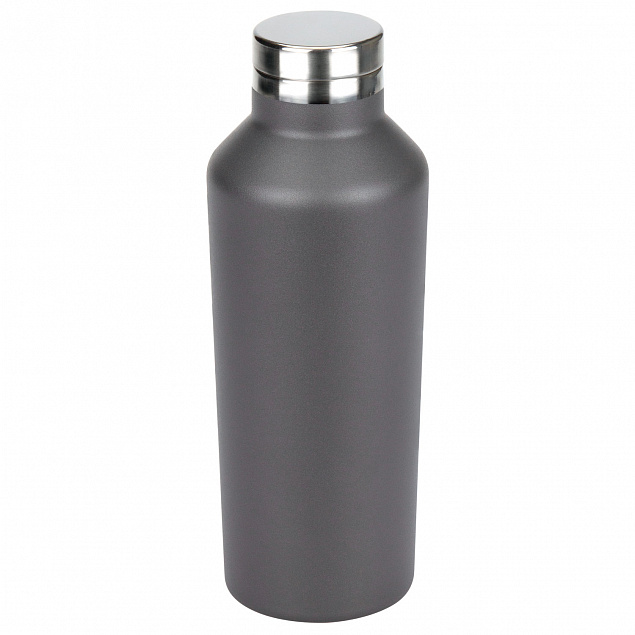 Термобутылка вакуумная герметичная, Asti, 500 ml, серая с логотипом в Балашихе заказать по выгодной цене в кибермаркете AvroraStore