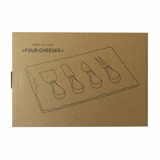 Набор для сыра "Four cheeses" с логотипом в Балашихе заказать по выгодной цене в кибермаркете AvroraStore