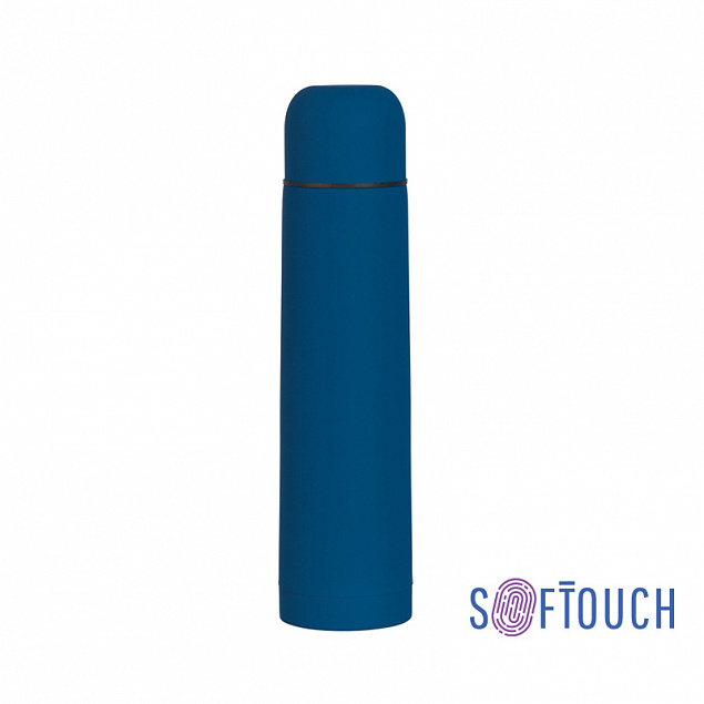 Термос "Родос" с покрытием soft touch 1 л. с логотипом в Балашихе заказать по выгодной цене в кибермаркете AvroraStore