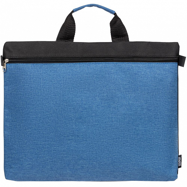 Конференц-сумка Melango, синяя с логотипом в Балашихе заказать по выгодной цене в кибермаркете AvroraStore