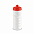 Бутылка для велосипеда Lowry, белая с зеленым с логотипом в Балашихе заказать по выгодной цене в кибермаркете AvroraStore