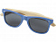 Sun Ray очки с бамбуковой оправой, process blue с логотипом в Балашихе заказать по выгодной цене в кибермаркете AvroraStore