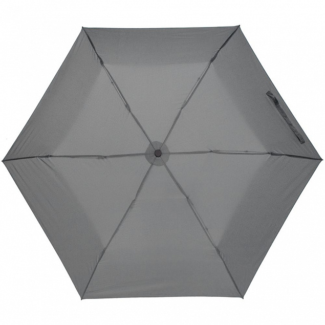 Зонт складной Luft Trek, серый с логотипом в Балашихе заказать по выгодной цене в кибермаркете AvroraStore