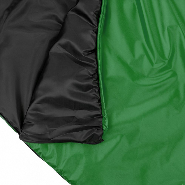 Спальный мешок Capsula, зеленый с логотипом в Балашихе заказать по выгодной цене в кибермаркете AvroraStore