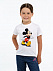 Футболка детская «Микки Маус. Easygoing», белая с логотипом в Балашихе заказать по выгодной цене в кибермаркете AvroraStore
