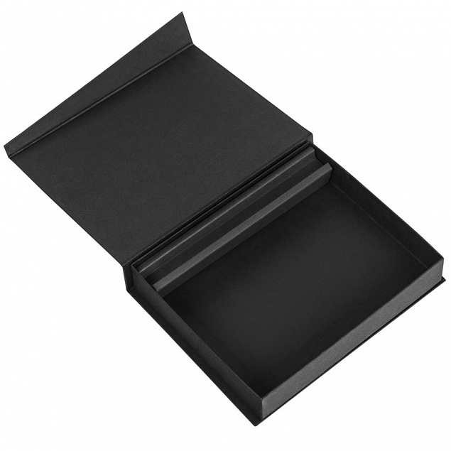 Коробка Duo под ежедневник и ручку, черная с логотипом в Балашихе заказать по выгодной цене в кибермаркете AvroraStore