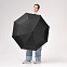 Зонт складной Azimut, черный с логотипом в Балашихе заказать по выгодной цене в кибермаркете AvroraStore