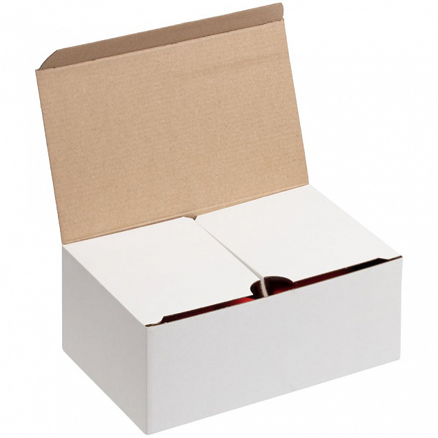 Коробка Couple Cup под 2 кружки, малая, белая с логотипом в Балашихе заказать по выгодной цене в кибермаркете AvroraStore