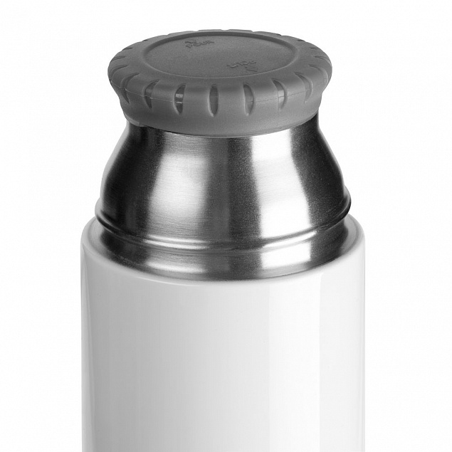 Термос Heater, белый с логотипом в Балашихе заказать по выгодной цене в кибермаркете AvroraStore