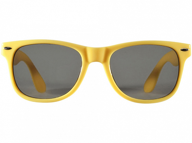 Очки солнцезащитные Sun ray, желтый с логотипом в Балашихе заказать по выгодной цене в кибермаркете AvroraStore