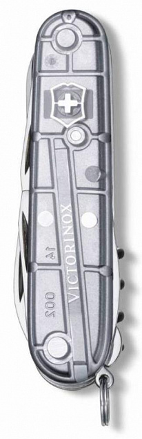Офицерский нож CLIMBER 91, прозрачный серебристый с логотипом в Балашихе заказать по выгодной цене в кибермаркете AvroraStore