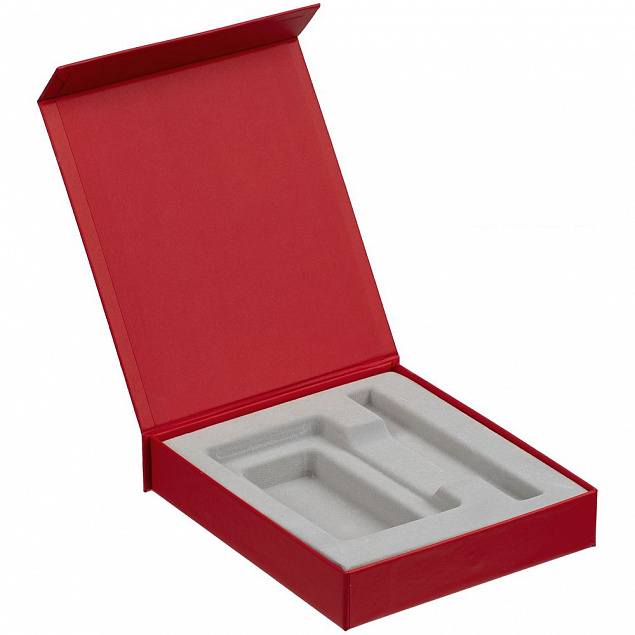 Коробка Latern для аккумулятора 5000 мАч и ручки, красная с логотипом в Балашихе заказать по выгодной цене в кибермаркете AvroraStore