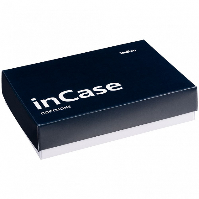 Портмоне inCase, серый с бордовым с логотипом в Балашихе заказать по выгодной цене в кибермаркете AvroraStore