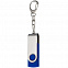 Флешка Twist, синяя, 8 Гб с логотипом в Балашихе заказать по выгодной цене в кибермаркете AvroraStore