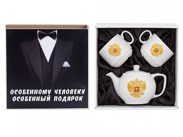 Чайный набор Россия с логотипом в Балашихе заказать по выгодной цене в кибермаркете AvroraStore