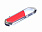 USB 2.0- флешка на 16 Гб в виде карабина с логотипом в Балашихе заказать по выгодной цене в кибермаркете AvroraStore