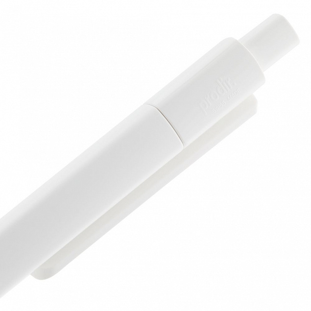 Ручка шариковая Prodir DS4 PMM-P, белая с логотипом в Балашихе заказать по выгодной цене в кибермаркете AvroraStore