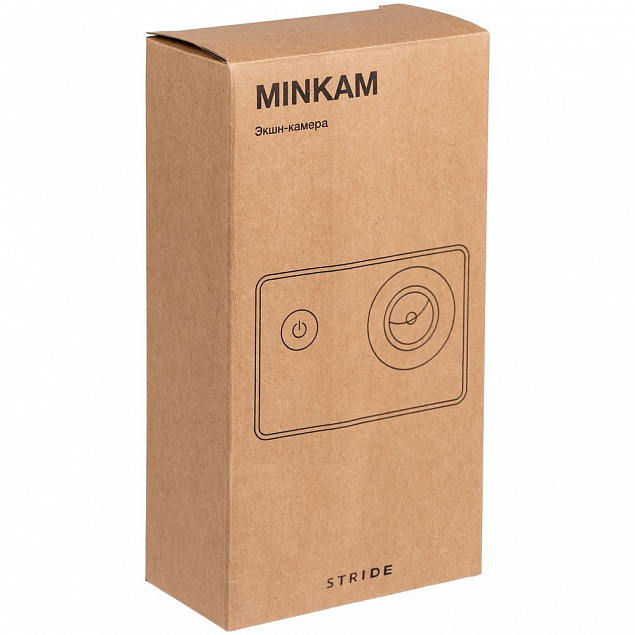 Экшн-камера Minkam, черная с логотипом в Балашихе заказать по выгодной цене в кибермаркете AvroraStore