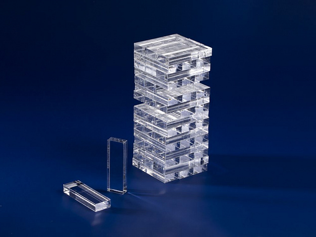 Игра Acryllic Tower, прозрачная с логотипом в Балашихе заказать по выгодной цене в кибермаркете AvroraStore