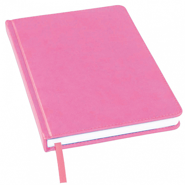Ежедневник недатированный Bliss, А5,  розовый, белый блок, без обреза с логотипом в Балашихе заказать по выгодной цене в кибермаркете AvroraStore