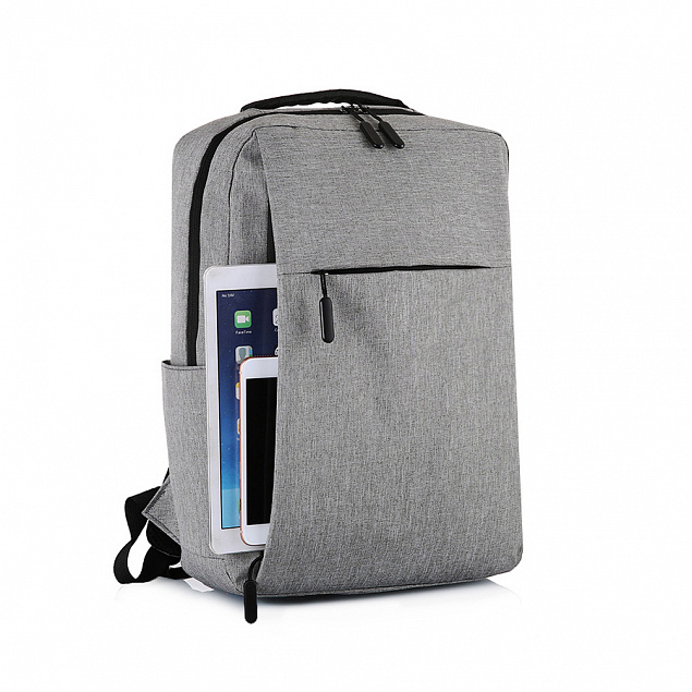 Рюкзак "Lifestyle" - Серый CC с логотипом в Балашихе заказать по выгодной цене в кибермаркете AvroraStore