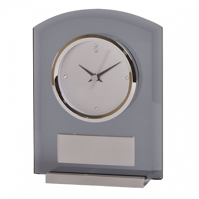 Часы настольные "Award" с шильдом с логотипом в Балашихе заказать по выгодной цене в кибермаркете AvroraStore