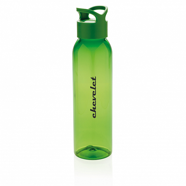 Герметичная бутылка для воды из AS-пластика, зеленая с логотипом в Балашихе заказать по выгодной цене в кибермаркете AvroraStore