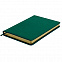Ежедневник недатированный Joy, А5,  темно-зеленый, белый блок, золотой обрез с логотипом в Балашихе заказать по выгодной цене в кибермаркете AvroraStore
