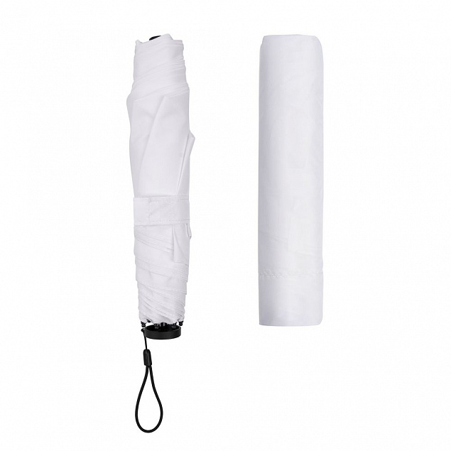 Зонт складной Luft Trek, белый с логотипом в Балашихе заказать по выгодной цене в кибермаркете AvroraStore