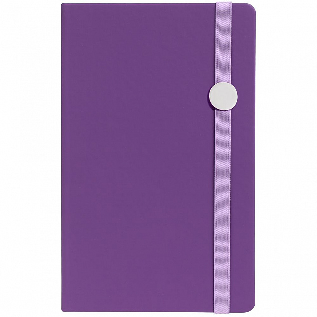 Блокнот Shall Round, фиолетовый с логотипом в Балашихе заказать по выгодной цене в кибермаркете AvroraStore