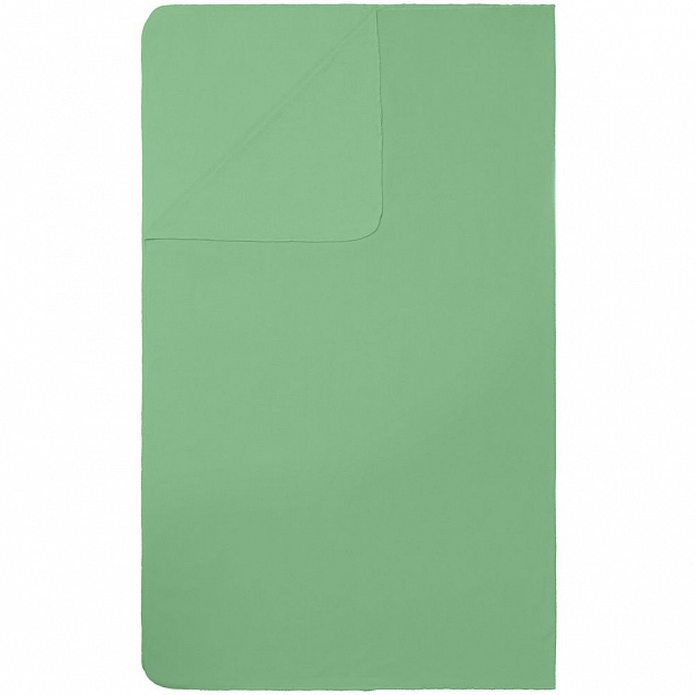 Дорожный плед Voyager, светло-зеленый с логотипом в Балашихе заказать по выгодной цене в кибермаркете AvroraStore
