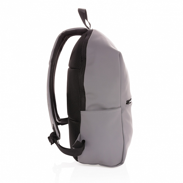 Рюкзак для ноутбука из гладкого полиуретана, 15.6" с логотипом в Балашихе заказать по выгодной цене в кибермаркете AvroraStore
