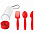 Набор "Pocket":ложка,вилка,нож в футляре с карабином с логотипом в Балашихе заказать по выгодной цене в кибермаркете AvroraStore